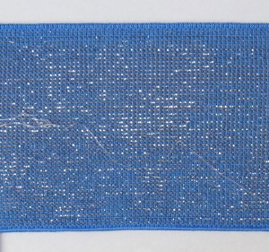 Matsa 62050/40/O/7140 Резинка-пояс с люрексом, ширина 40 мм, цвет синий с золотом