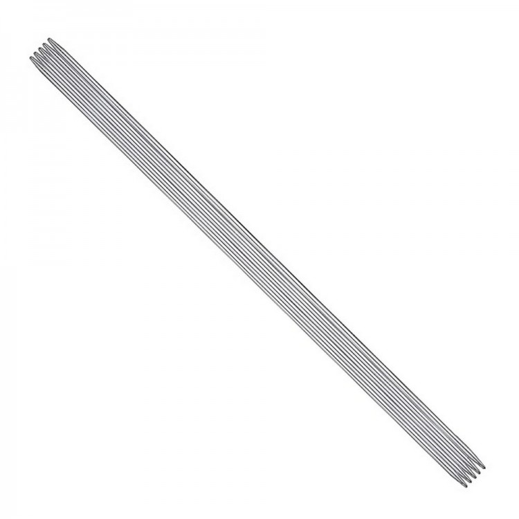 Addi 150-7 Спицы чулочные из никелированной стали 20см Addi 150-7 Спицы чулочные из никелированной стали 20см