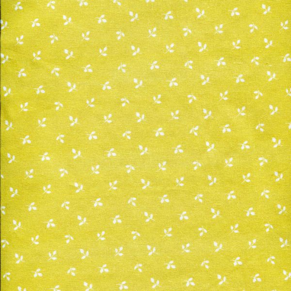 Acufactum 3523-310 Ткань "Листики на желтом"