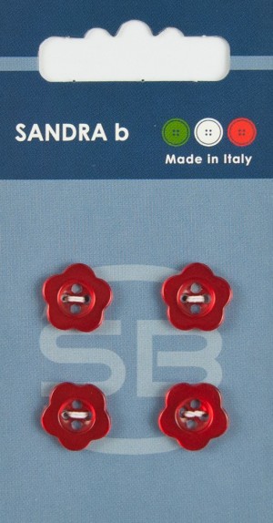 Sandra CARD052 Пуговицы, красный