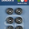 Sandra CARD152 Пуговицы, темно-серый