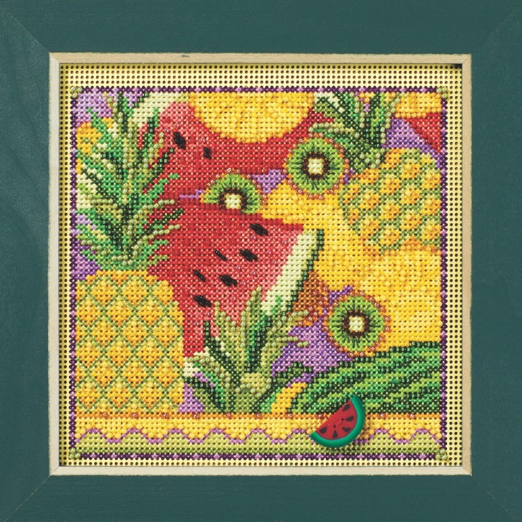 Набор для вышивания Mill Hill MH142413 Summer Fruit (Летние фрукты)