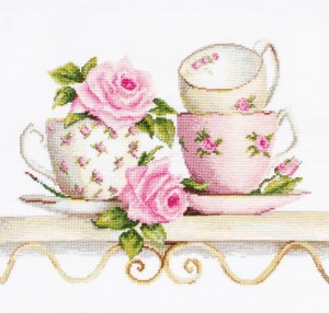 Luca-S B2327 Чайные чашки с розами
