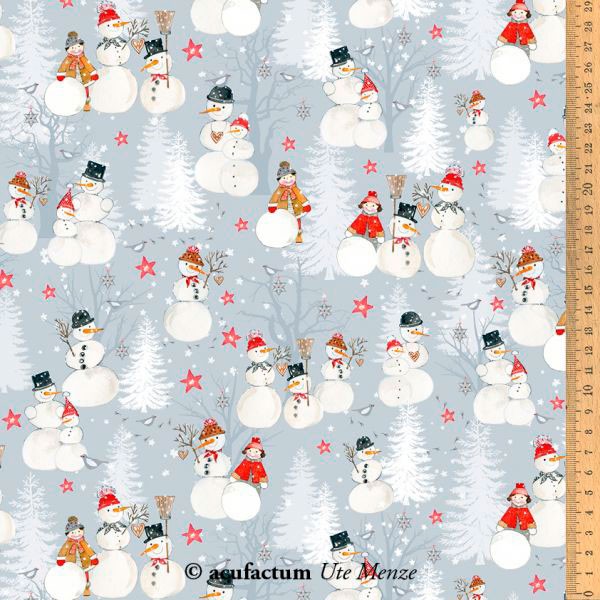 Acufactum 3523-780 Ткань "Снеговики"