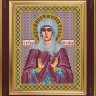 Набор для вышивания Galla Collection М276 Икона Святая Ангелина Сербская