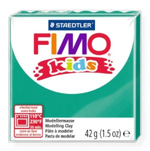 Fimo 8030-5 Полимерная глина для детей Kids зеленая