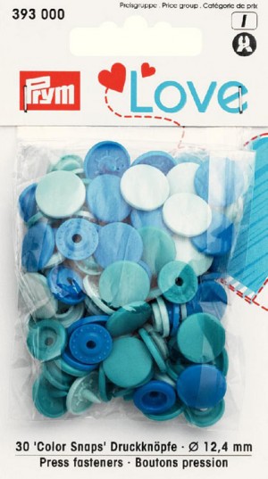 Prym 393000 Кнопки "Color Snaps", диаметр 12.4мм