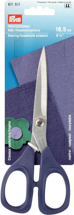 Prym 611511 Ножницы для шитья "Профессионал", мягкие ручки