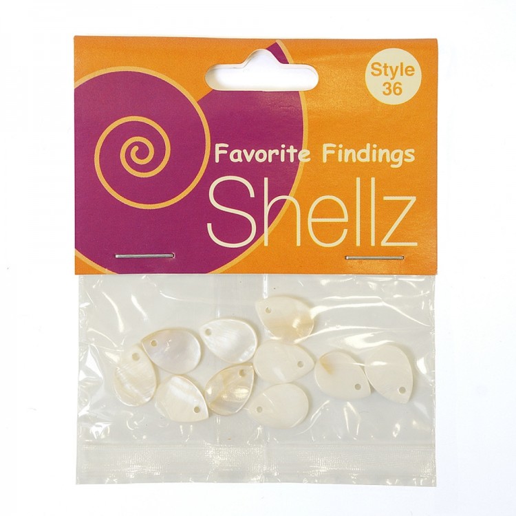 Blumenthal Lansing 1850 00036 Подвеска "Shellz" Natural Tear Drop River Shell Dangles