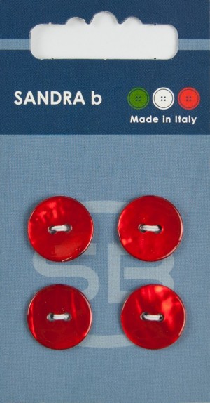 Sandra CARD053 Пуговицы, красный