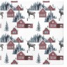 PAW Decor Collection SDL018500 Салфетка трехслойная для декупажа "Скандинавская деревня"