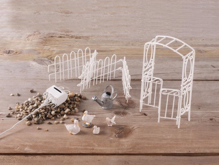 Rayher 46076000 Садовые миниатюры "Цветочный сад"