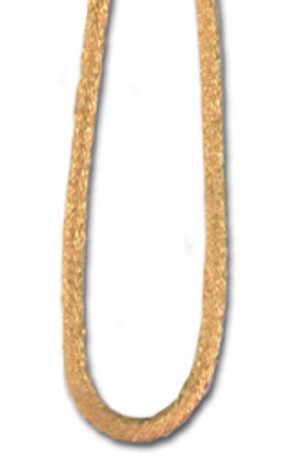SAFISA P00470-1,5мм-54 Шнур атласный мини-рулон, 1.5 мм, цвет золотой