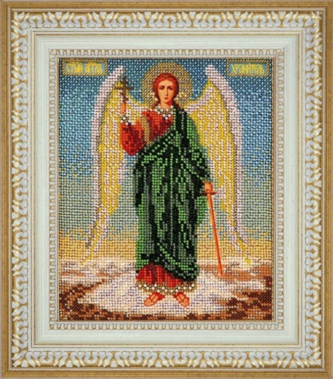 Мир багета 14БК 484-725 Рама для иконы Ангел Хранитель Радуга бисера (Кроше)
