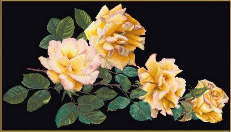 Набор для вышивания Thea Gouverneur 429.05 Peace Rose (Роза мира)