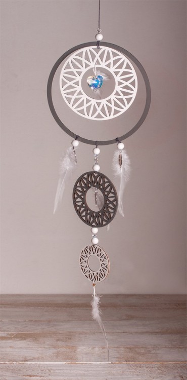 Rayher 62822000 Основа для ловца снов "Диски в стиле модерн и кольцо"