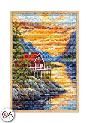 Collection D'Art BC8103 Дом у озера