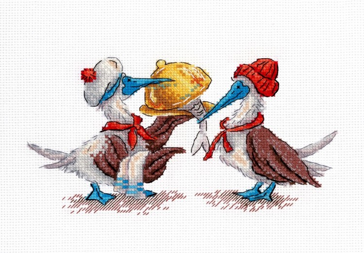 Набор для вышивания М.П.Студия НВ-898 Рыбный обед