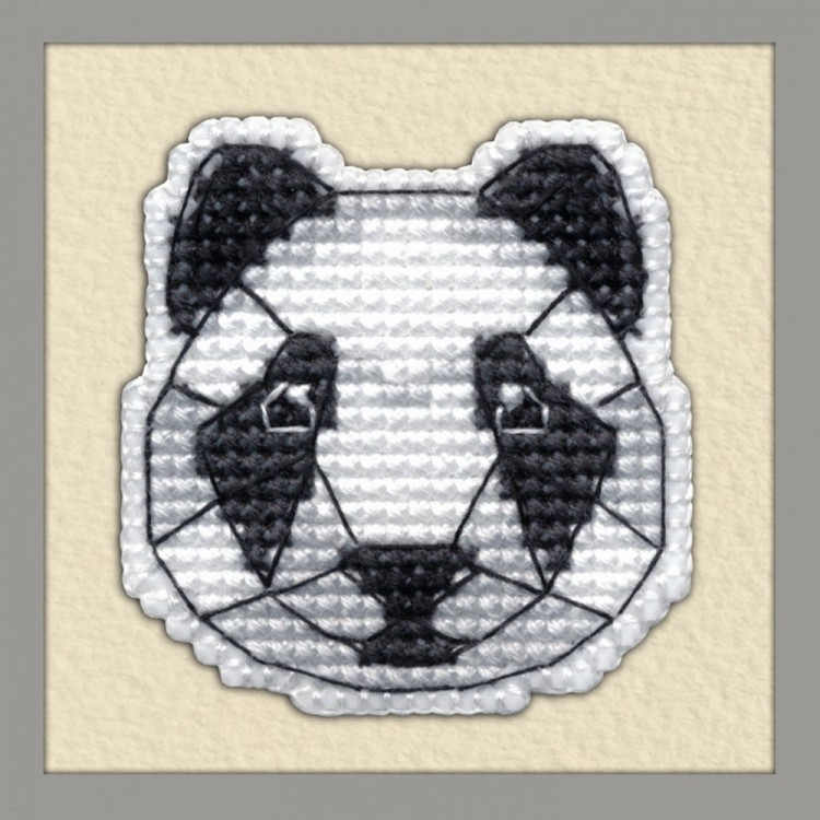 Набор для вышивания Овен 1092 Значок-панда
