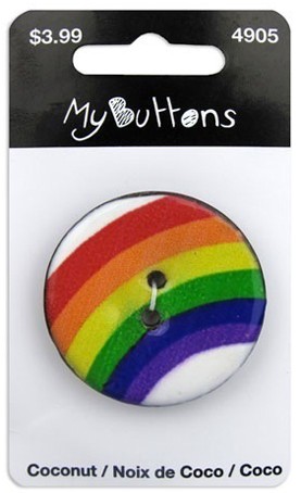 Blumenthal Lansing 630004905 Пуговица My Buttons - Coconut "Rainbow Arch"