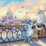 Набор для вышивания М.П.Студия НВ-1014 На берегу Невы Набор для вышивания М.П.Студия НВ-1014 На берегу Невы