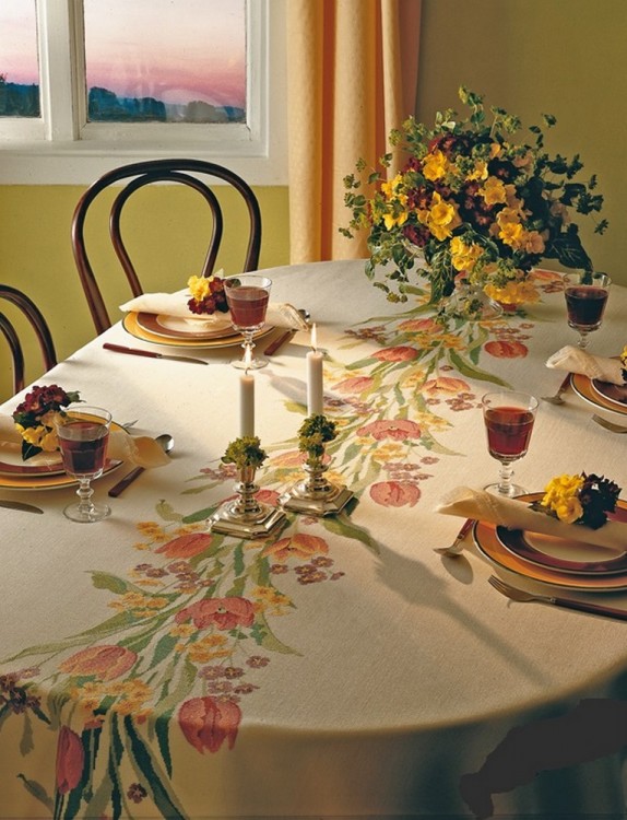 Eva Rosenstand 12-2003 Скатерть "Тюльпаны"