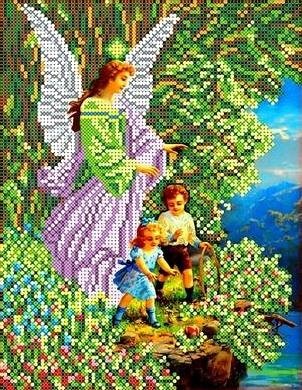 Набор для вышивания Каролинка КБА 4006 Ангел и дети