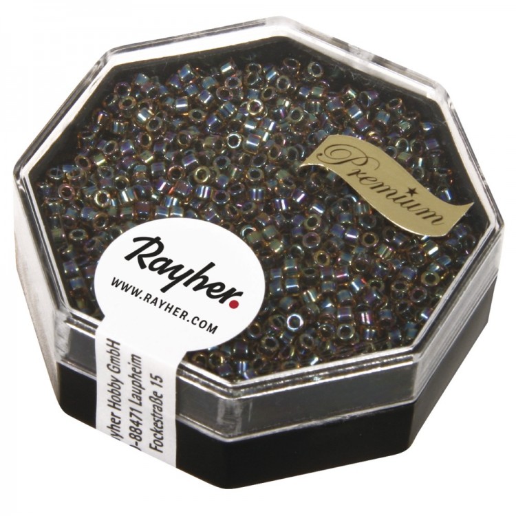 Rayher 14765990 Бисер Miyuki цилиндрический "Delica rocaille"