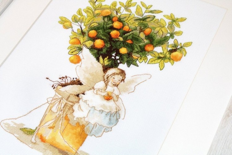 Набор для вышивания Luca-S B1112 Мандаринка