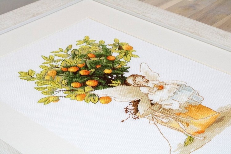 Набор для вышивания Luca-S B1112 Мандаринка