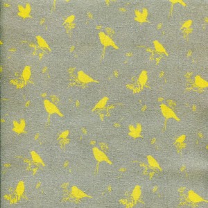 Acufactum 3523-330 Ткань "Желтые птички"