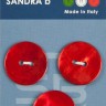 Sandra CARD054 Пуговицы, красный