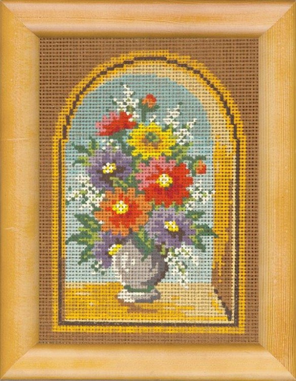 Набор для вышивания Schaefer 470/3 Цветы в вазе