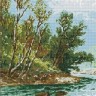 Painting Diamond GF3169 Речной пейзаж