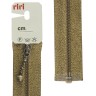 Riri 3018782/60/3280 Молния металлическая, разъемная, на люрексной тесьме, 4 мм, 60 см, бронза
