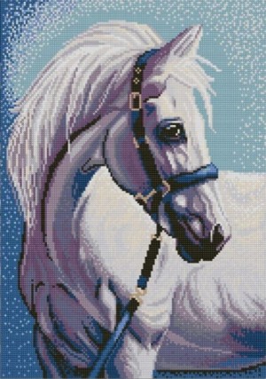 Конек 1304 Белая лошадь