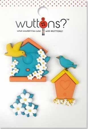 Blumenthal Lansing 640005728 Пуговицы Wuttons "Birdhouse"