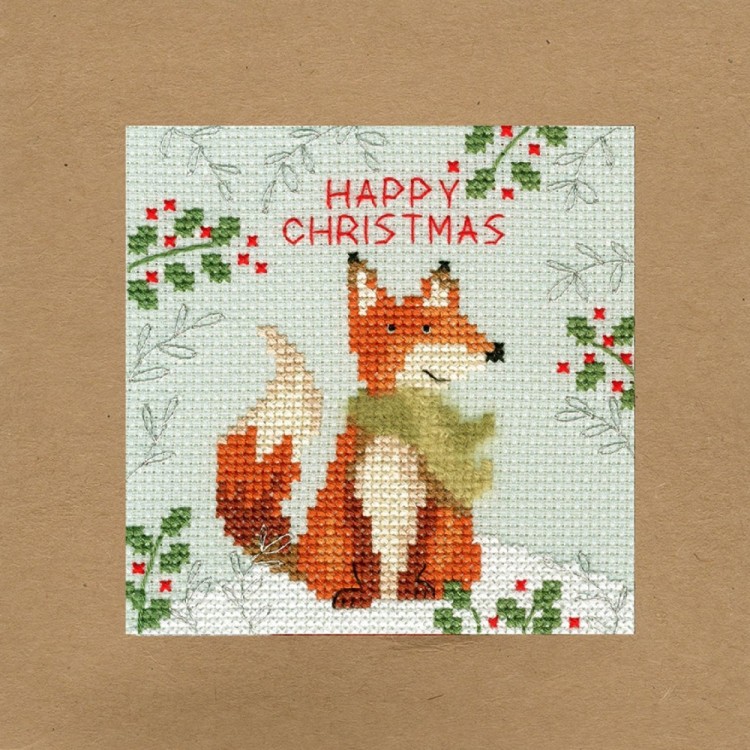Набор для вышивания Bothy Threads XMAS8 Xmas Fox (Рождественский Лис)