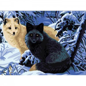 Collection D'Art 10514(W) Ткань с рисунком для вышивания