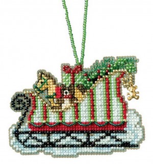 Mill Hill MH161733 Toyland Sleigh (Сани с игрушками)