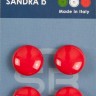 Sandra CARD055 Пуговицы, красный