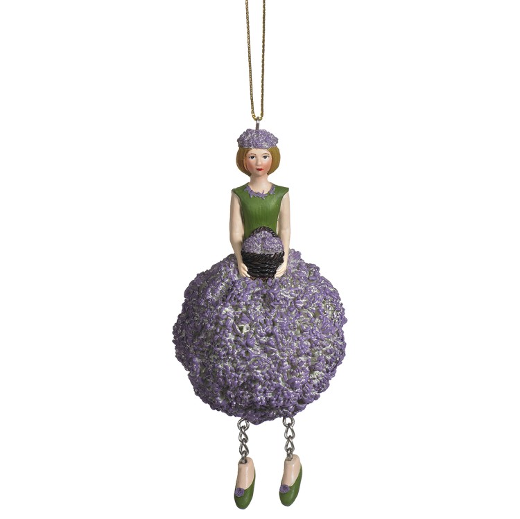 Fiebiger Floristik 850365-700 Фигурка декоративная, Blumenmadchen "Лук"
