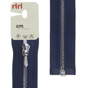Riri 3000012/100/2626 Молния металлическая, разъемная, 4 мм, 100 см, кобальт синий
