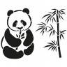 Efco 9320960 Трафарет "Панда и бамбук"