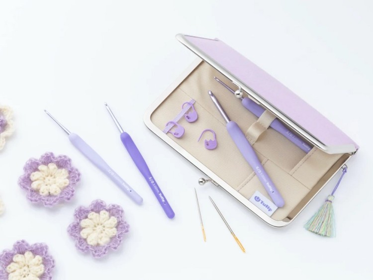 Tulip TEM-001e Набор крючков для вязания с ручкой ETIMO Murasaki