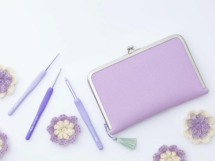 Tulip TEM-001e Набор крючков для вязания с ручкой ETIMO Murasaki