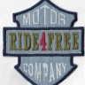 HKM 33832/1SB Термоаппликация "Ride 4 Free"