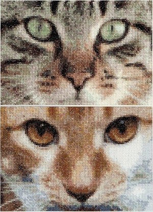 Thea Gouverneur 543A Cats Tess and Simba (Кошки Тесс и Симба)
