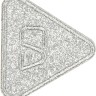 HKM 38629_6 Термоаппликация "Треугольник"