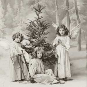 Sagen Vintage Design 2082 Салфетка трехслойная для декупажа "Ангелы Рождества"